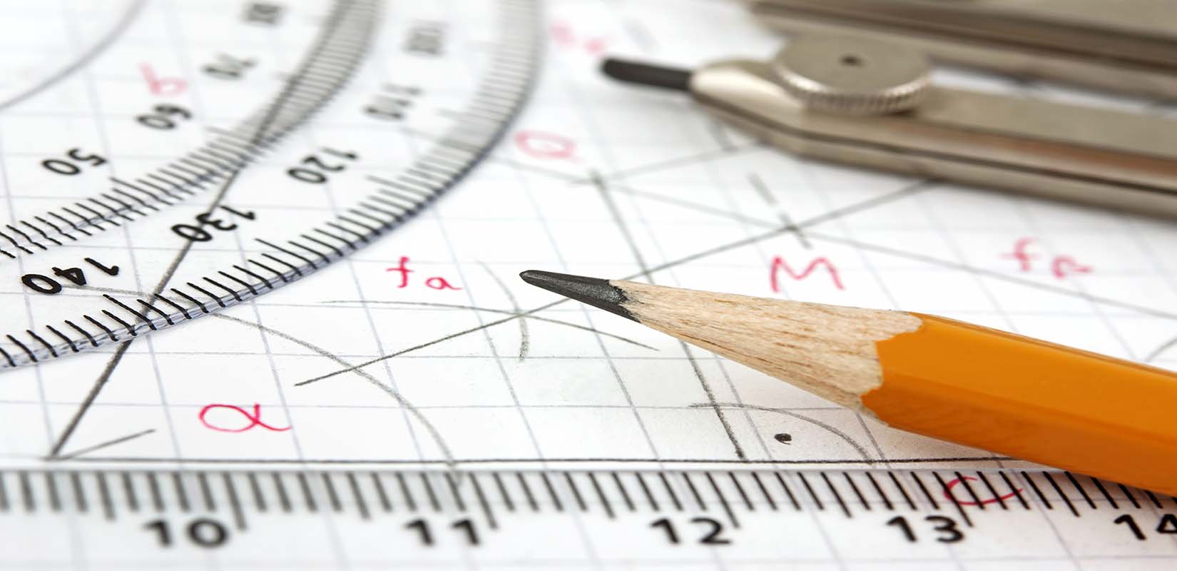 120. Построяване на триъгълник по две страни и ъгъл между тях